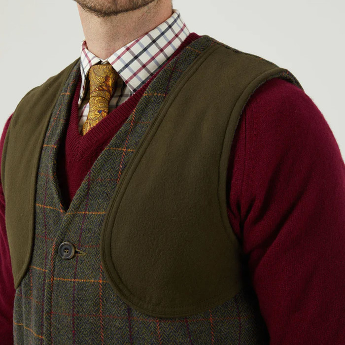Alan Paine Men's Rutland Tweed Waistcoat